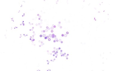 Light Purple, Pink vector layout with circle shapes.