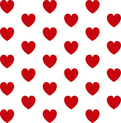 seamless pattern with hearts