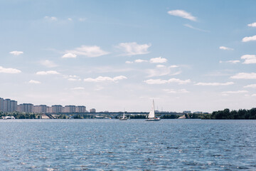 sailing on the river