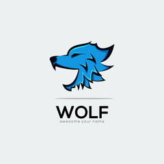 this is a wolf logo