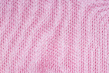 Texture of pink cotton fabric as background