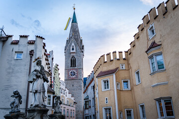 old town of brixen in south tirol
