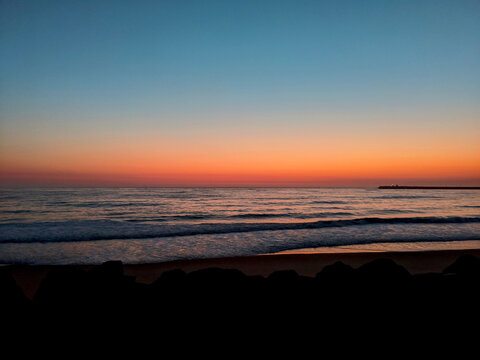 Sunset Stockton Beach NSW, AUS 