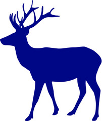 deer silhouette vector