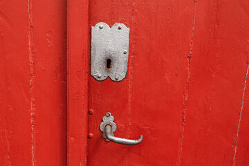 Old Keyhole and Door Handle