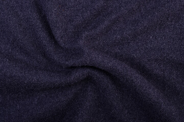 Fototapeta na wymiar twisted cotton material fabric texture close-up