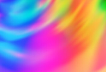 Obraz premium Light Multicolor, Rainbow vector blurred pattern.