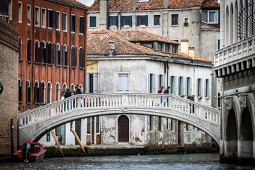 a bridge in Venice