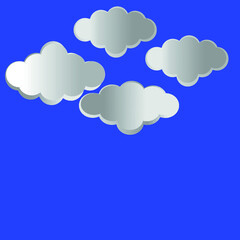 blue sky with clouds