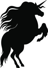 horse silhouette vector