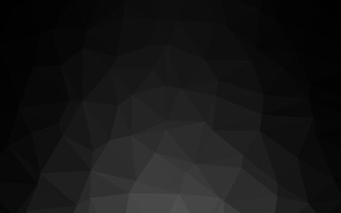 Obraz premium Dark Silver, Gray vector triangle mosaic cover.