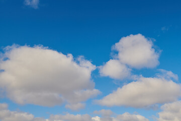 blue sky with clouds