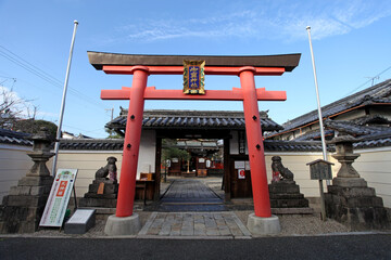 Goryojinja Shrine, also known as Goryo Shrine in Nara, Japan.