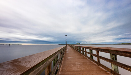 Fototapeta premium bridge over the sea