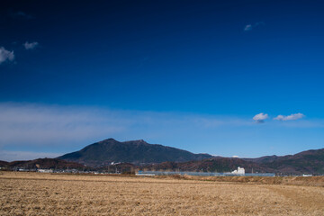 筑波山全景　冬