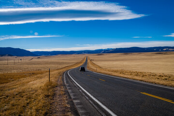 Fototapeta na wymiar Wyoming Plain View