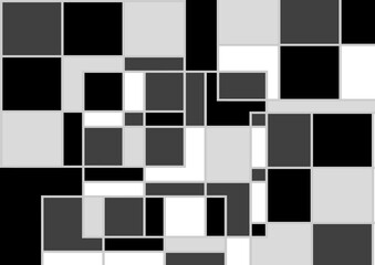 Abstract paper background geometry design for decoration in black and white