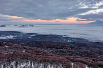 Hungary - Kekesteto in winter time, this is the highest point in Hungary