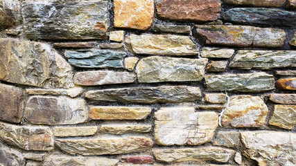 wall of rough stone