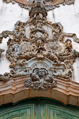 Baroque church ornaments, Ouro Preto, Brazil