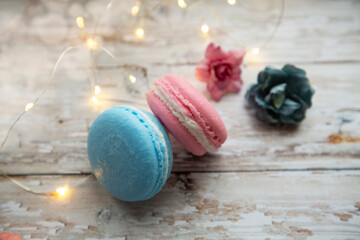 handmade soap in the form of cake layers on a wooden background. shallow depth of field in the photo. natural soap 