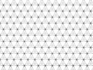 Seamless star pattern in black on white background