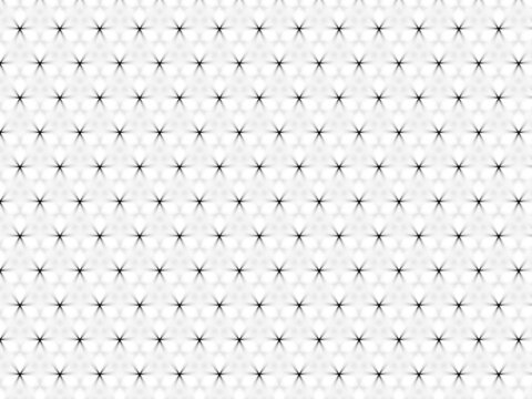Seamless star pattern in black on white background © jokuephotography