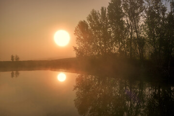 Obraz premium Sur le chemin de Compostelle, les divers paysages, villes et villages traversés.