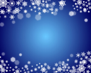 クリスマス雪の結晶背景２