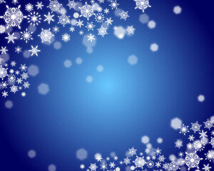 クリスマス雪の結晶背景１