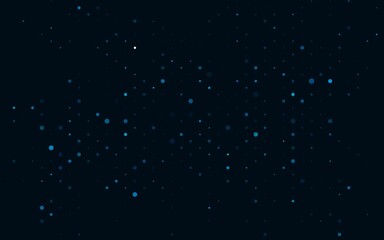 Light BLUE vector template with circles.