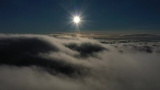 Wolkenaufnahmen aus der Luft