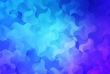 Light Pink, Blue vector polygonal background.