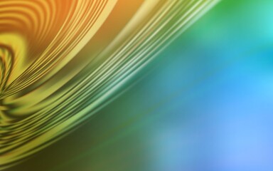 Light Blue, Yellow vector backdrop with wry lines. A circumflex abstract illustration with gradient. Pattern for your business design.