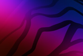 Dark Blue, Red vector blurred background.