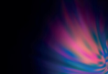 Dark Purple vector blurred shine abstract template.