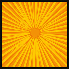 Fototapeta premium Halftone comic background. Pop art frame - Vector