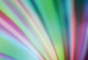 Light Green, Red vector blurred and colored pattern.