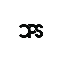 cps letter original monogram logo design