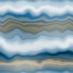 Obraz premium Ocean blue tie dye mottled blotch texture background. Seamless white linen boho textile effect. Distressed acid wash coastal living style pattern. Nautical beach fashion for home decor repeat swatch.