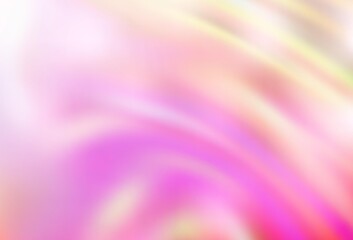 Light Pink, Yellow vector blurred template.