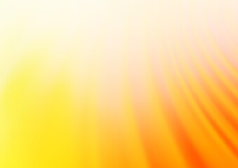 Fototapeta premium Light Yellow, Orange vector abstract blurred background.