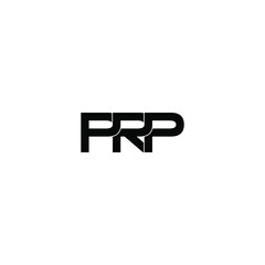 prp letter original monogram logo design