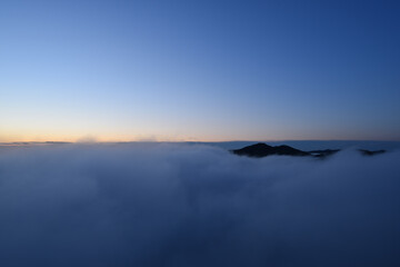 Sea of clouds in early morning