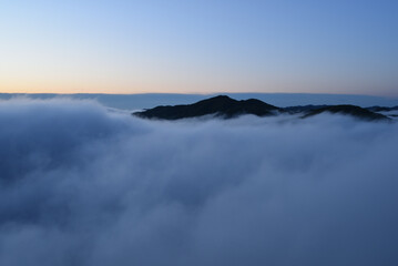 Sea of clouds in early morning