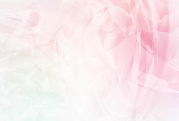 Light Pink, Yellow vector background with abstract shapes.