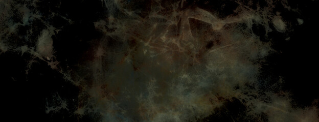 black and brown marbled background texture with white grunge streaks of color, old distressed brown paper