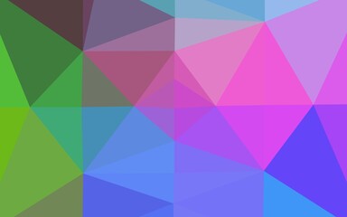Light Multicolor, Rainbow vector blurry triangle texture.