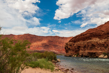 Lee's Ferry on the Colorado River near the Grand Canyon