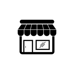coffee shop icon, shop icon vector symbol